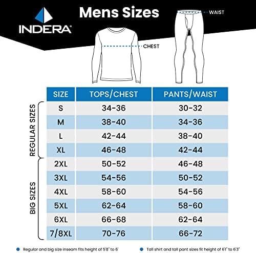 Indera Men's Expedition Weight Cotton Raschel Knit Térmico calça