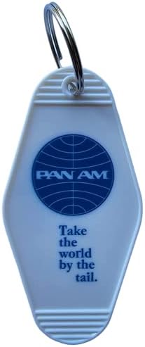 Pan Am Take the World By the Tail First Class Inspired Key Tag Keychain