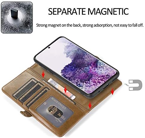 Caixa de telefone Asuwish para Samsung Galaxy S20 Glaxay S 20 5g UW Tampa destacável na carteira de 6,2 polegadas com protetor