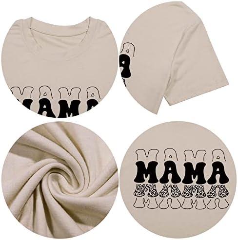 Camisa mama para mulheres camisas engraçadas camisetas mamã