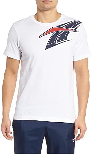 Camiseta gráfica de vetores reebok mass