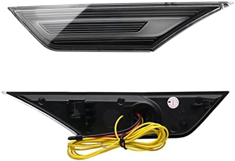 Shinefit LED de estacionamento branco Light Sequencial Amber Turn Signal Light Compatível com Hatchback de sedan cupê civic