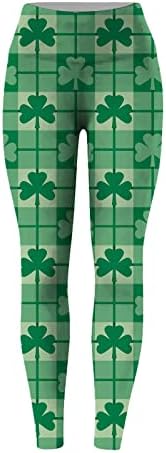 Fun St. Patrick's Day Workout Leggings for Women sem costura Tommumy Control Gym Fitness Girl Sport Yoga Active