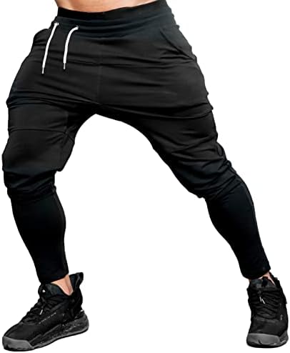 Calças de fisiculturismo de exercícios masch-engneto de mecanismo cônico Trilha de fitness Sort para as calças casuais