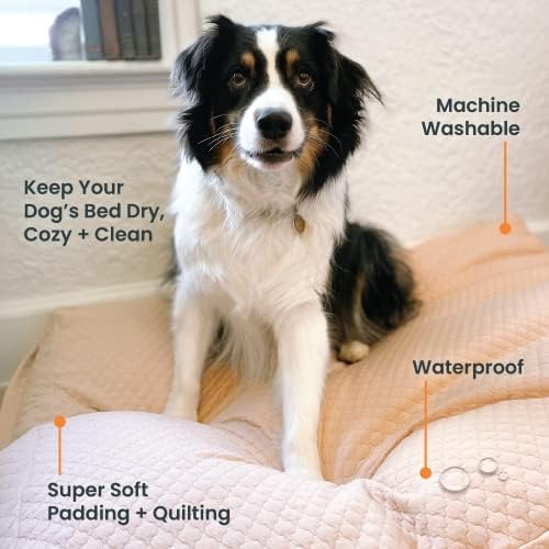 4knines Luxury Dog Bed Campa - EUA - Baseado - Premium Durável Material de Serviço Pesava Impermeável Durável - Extra