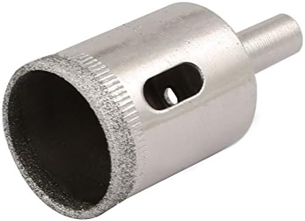 Aexit 25mm de ferramenta de corte de 25 mm Diâmetro Diamante com revestimento de perfuração Cutter Tool Tone Silver