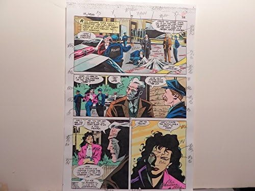 Guia de cores anual nº 5 Flash assinado por Adrienne Roy PG22 Vintage DC Super -herói