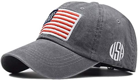 Bordado de beisebol do Flag Americano de Mefera-Men-Chapéu de Pai Ajustado dos EUA para Mulheres