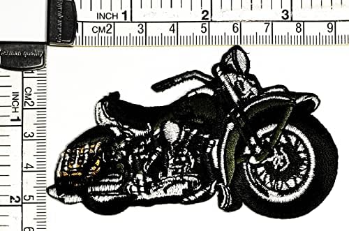 Kleenplus Racing motocicleta bordada adesiva de tecido bordada de tecidos vintage Motocicletas Ferro de desenho animado em costura em lembranças Patches de presentes Logo Casagens de jeans de casas de jeans Camisetas de mochilas