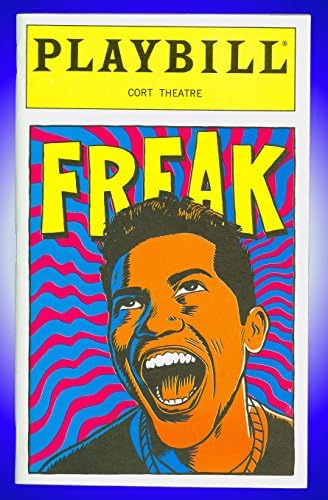 Freak, John Leguizamo + Broadway Playbill + escrito por John Leguizamo, 1998