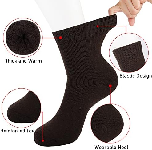 Meias de lã de belloxis masculam meias quentes meias térmicas meias de inverno meias grossas para homens meias confortáveis