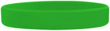 1 pulseira de silicone de desbaste verde personalizado