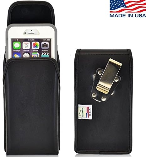 Caixa da correia de tartaruga compatível com Apple iPhone 6 Plus, iPhone 6s Plus W/OB Defender ou estojos volumosos, bolsa de