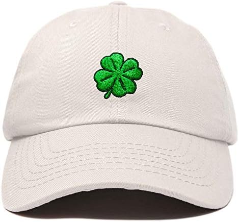 Dalix quatro folhas Clover Hat Baseball Cap Caps de algodão de St. Patrick