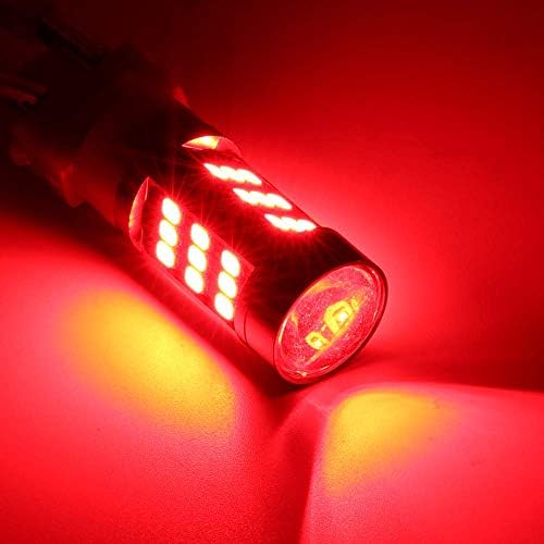 Syneticsa 3157 Red LED Stop freio freio flash estroboscópio traseiro alerta de segurança aviso de segurança 33 lâmpadas lideradas