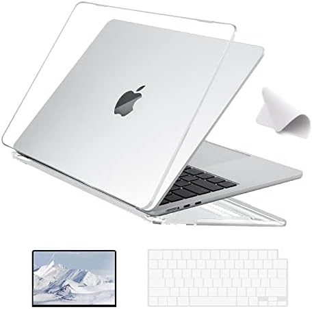 Eoocoo Compatível com o novo MacBook Air 13,6 polegadas estojo 2022 2023 A2681 M2 Chip com tela Retina, caixa de casca dura de