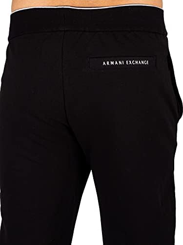 A | X Armani Exchange Men's Drawstring Jogger com o Logo Zip Pocket