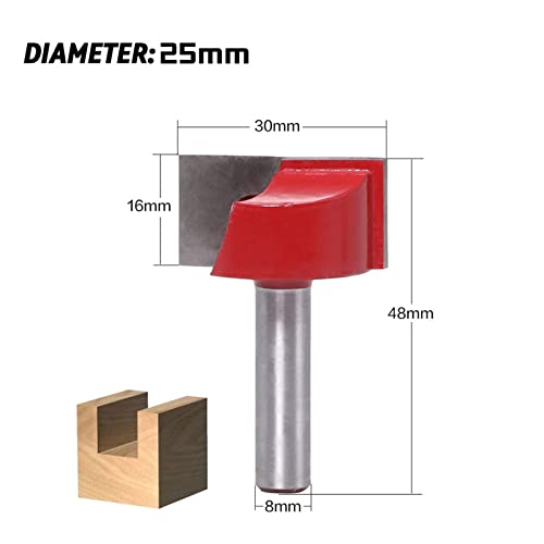 Clepador de haste de haste de 8 mm bits de roteador de diâmetro cortadores de carboneto para ferramentas de madeira