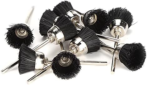 Conjunto de rodas de polimento de polimento, 10pcs aço inoxidável abrasivo durável para kit de ferramentas de polimento de jóias para artesanato diy