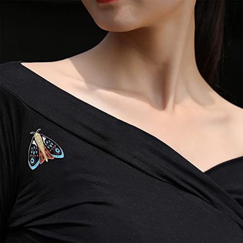 Personalidade criativa de borboleta gota de óleo broche de borboleta liga -texilheira com roupas de distintivo de roupas de
