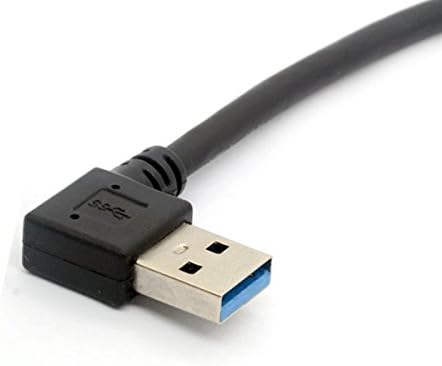 BSHTU Angled USB C Cabo USB 3.0 A esquerda para USB tipo C Data Sync & Charge Dire
