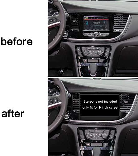 Painel de rádio de carro de 9 polegadas para Buick Encore -2018 quadro de painel estéreo