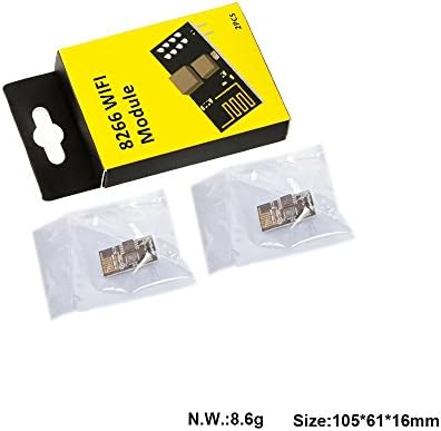 Keyestudio 3.3v 2pcs ESP8266 ESP-01 ESP01 WiFi WIFI Wireless Serial Transceiver Receiver Module Starter Kit para Arduino R3 Raspberry