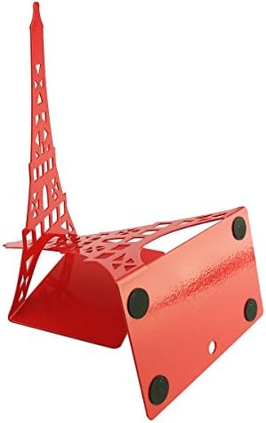 Winterworm moderno Paris Eiffel Tower Metal Decorativo Livro de Livros Fim Organizador para Biblioteca Escola Escola