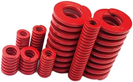 As molas de compressão são adequadas para a maioria dos reparos I 1PCS molde compressão mola de mola vermelha de carga média estampagem