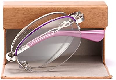 Óculos de leitura de cicimax para mulheres leitores de bloqueio de luz azul dobrável azul dobrável