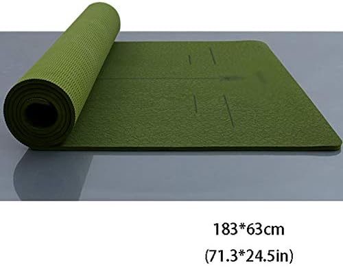 Zhangjinyishop Yoga Mat Sports Cushion Suporte plano Suporte de ioga tapete para iniciantes Tapete de fitness Outdoor Fitness Sports Cushion Mat Shock-Absortion e conforto