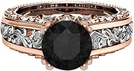 Anel de fita anel de ouro jóias de jóias de liga de presente de cor de cor de rosa anéis de separação de anel de rosa