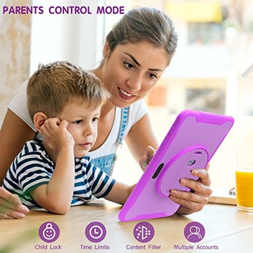 Tablet infantil comprimido de 10 polegadas para crianças comprimidos de 10 polegadas com comprimido de criança incluída para crianças para crianças 3 GB de 64 GB de armazenamento Wi -Fi Dual Câmera IPS Screen Parental Controle You Tube Netflix