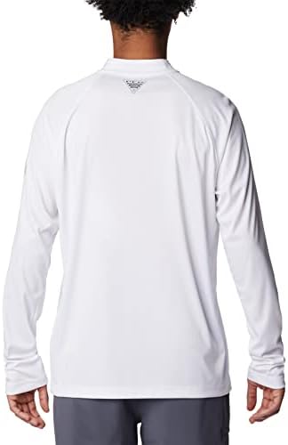 Terminal masculino Columbia Tackle Heather 1/4 ZIP