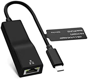Adaptador Borio USB C para Ethernet, velocidade Ethernet de 1000 Mbps, compatível com MacBook Pro, MacBook Air, Dell XPS e mais