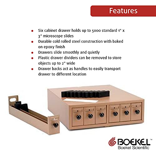 Boekel 141000 Modular Slide Storage Gabinet, 15-3/4 W x 19 D x 5 h