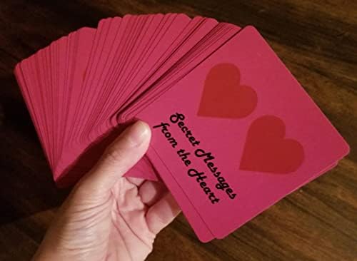 Mensagens secretas do coração: uma mensagem de 72 cartão Oracle Deck, preto