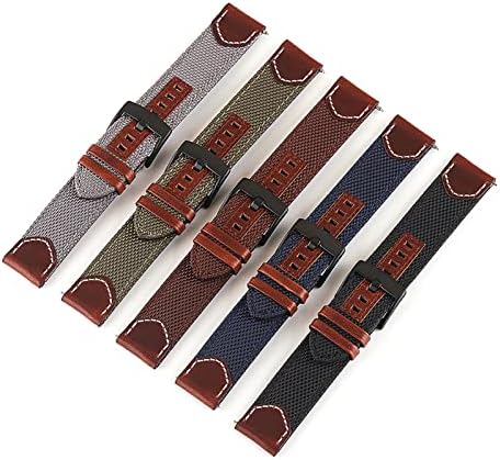 Egsdse Leather Straps Watch Band para 20mm de pulseira universal de 20 mm Cinturão de pulseira