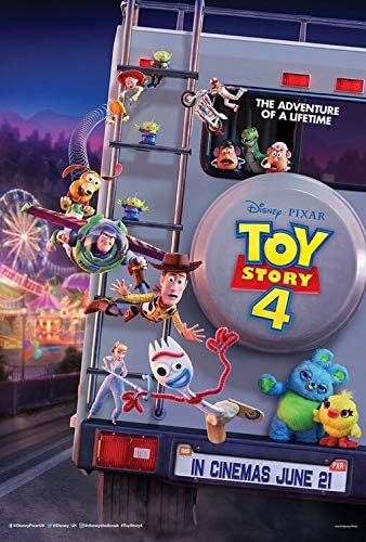 Toy Story 4-13.5 x20 d/s original filme promocional Poster Mint 2019 Woody Buzz