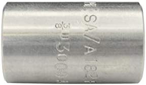 Acessório de aço inoxidável SS316 Acoplamento de tubos forjado, 2 NPT feminino x 2 NPT feminino 3000 psi