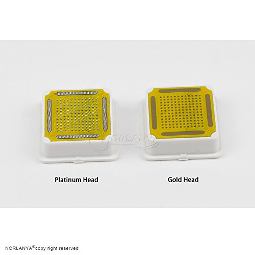 Substitua o cartucho da cabeça de tratamento para mini dispositivo portátil de matriz de pontos antienvelhecimento, 2pcs/lote - cabeça de ouro