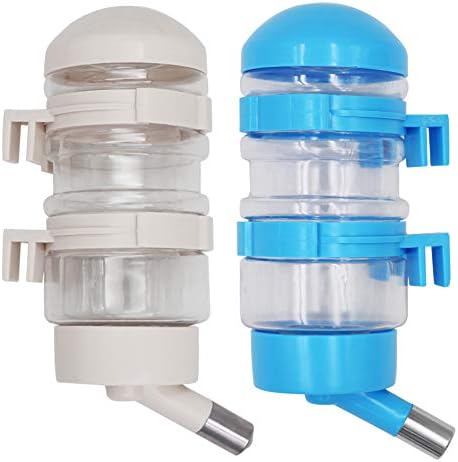 2 PCs Bottle Dog Water, 400 ml de pet hamster coelho gato sem gotejamento recipiente de garrafa de água 15 onças para pequenos