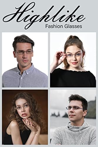 Óculos de leitura de bolso esbelto altos homens, mulheres, leitores compactos super claros, lentes, óculos de moldura de