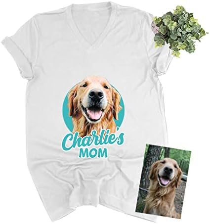 Pawarts Camisetas Mães para Mulheres para Mulheres - Presentes para Amantes de Animais Mulheres