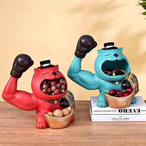 ZXB Shop Office Crafts Decoração Jar Jar Candy Jar Bandeja de frutas Casa Caixa de armazenamento de frutas seca Cenas de entrada