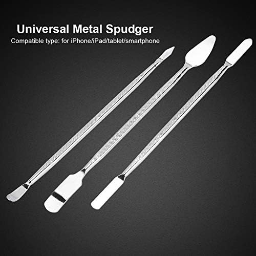 Qiilu Spudger Conjunto Spudger Kit Metal 3pcs Definir kits de abertura do telefone universal Metal Spudger Pry