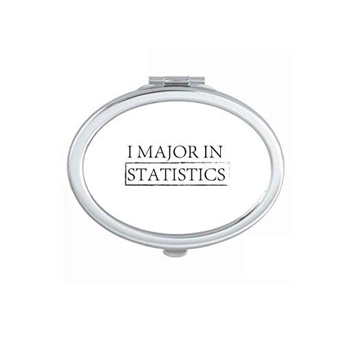 Quote I Grading in Statistics espelhe portátil dobra maquiagem de mão dupla lateral óculos