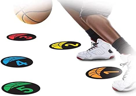 Marcador de basquete Muskulo Monstro, colorido de treinamento de treinamento de esportes de borracha anti-deslizamento,