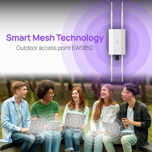 Engenius fit gerenciado EWS850-FIT Wi-Fi 6 2x2 Ponto de acesso ao ar livre