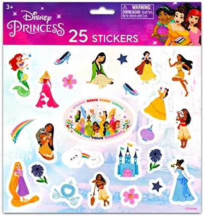 Mochila Disney Princess com lancheira para meninas 5 PC Pacote ~ Deluxe 15 Princess School Saco, lancheira, garrafa de água,